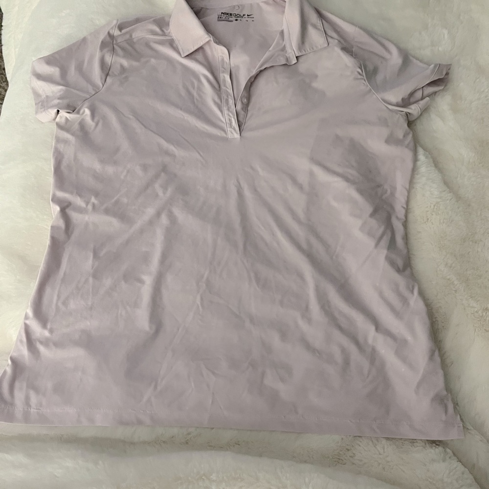 NWOT Women Nike golf polo Light Purple XL